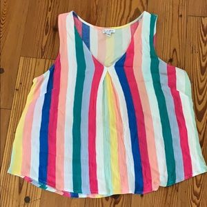 Colorful striped blouse